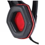 Headset Gamer VX Gaming OGMA P2 Stereo com Microfone - Preto e Vermelho