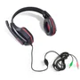 Headset Gamer VX Gaming OGMA P2 Stereo com Microfone - Preto e Vermelho