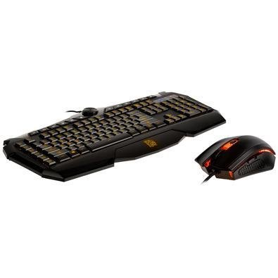 Kit Teclado E Mouse Gamer Thermaltake Sports Challenger Prime, RGB - Kb-Cpc-Mbbrpb-01