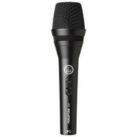 Microfone Dinâmico Akg P3 S, cardioide, Preto