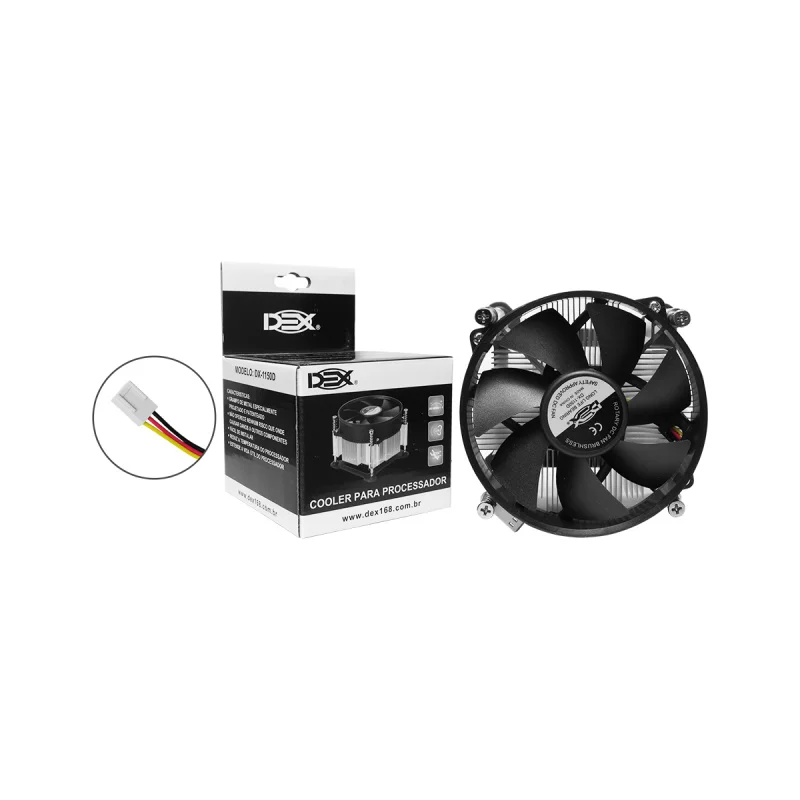 Cooler P Processador Intel 115011551156 Dex Kabum