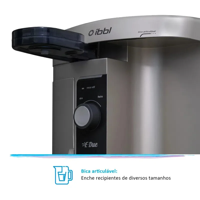 Imagem 2 de 5 do produto Purificador De Água Ibbl, E-due, Placa Prata, Full Range