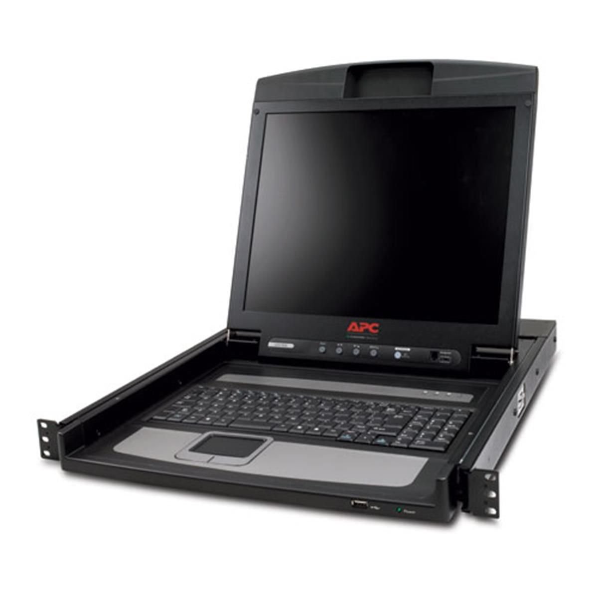 Monitor Apc Ap5717 Lcd 17, Teclado E Mouse Cor Preta - Ap5717