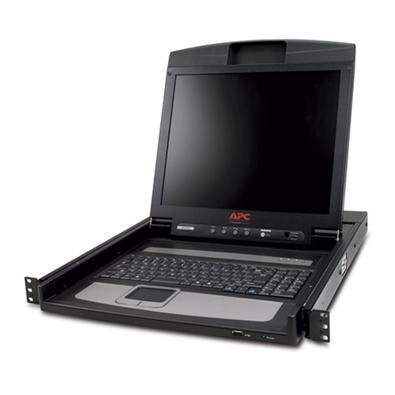 Monitor Apc Ap5717 Lcd 17, Teclado E Mouse Cor Preta - Ap5717