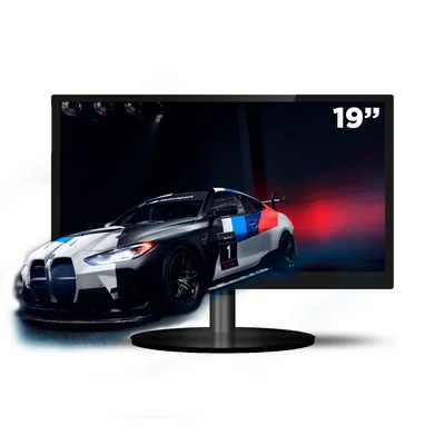 Monitor PCTop 19" 60Hz HD 1440 x 900, 5ms, LED, Widescreen, VGA, HDMI, Furação VESA, Bivolt - MLP190HDMI