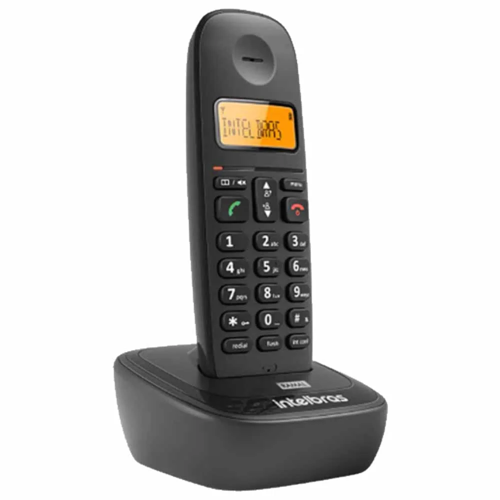 Imagem 2 de 5 do produto Ramal Telefone S/ Fio Intelbras Ts 2511, Preto, Compatível C/ Séries Ts 25, Ts 51, Tis 5010