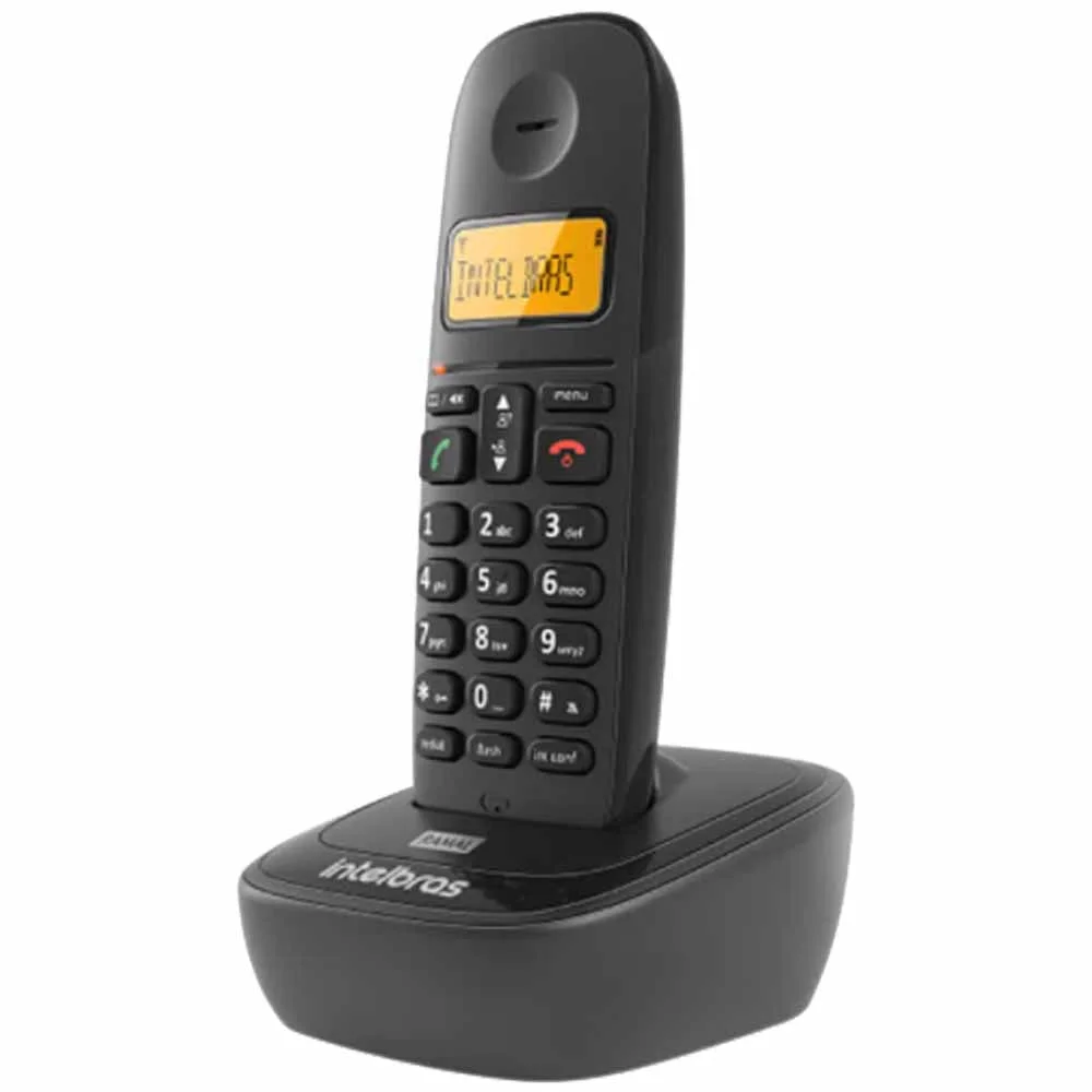 Imagem 4 de 5 do produto Ramal Telefone S/ Fio Intelbras Ts 2511, Preto, Compatível C/ Séries Ts 25, Ts 51, Tis 5010