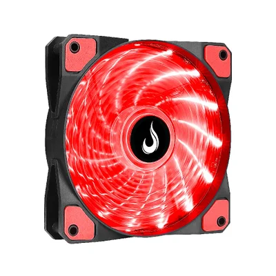 Ventoinha Rise Mode Wind W1 120mm LED Vermelho Preto - Rm-wn-01-br