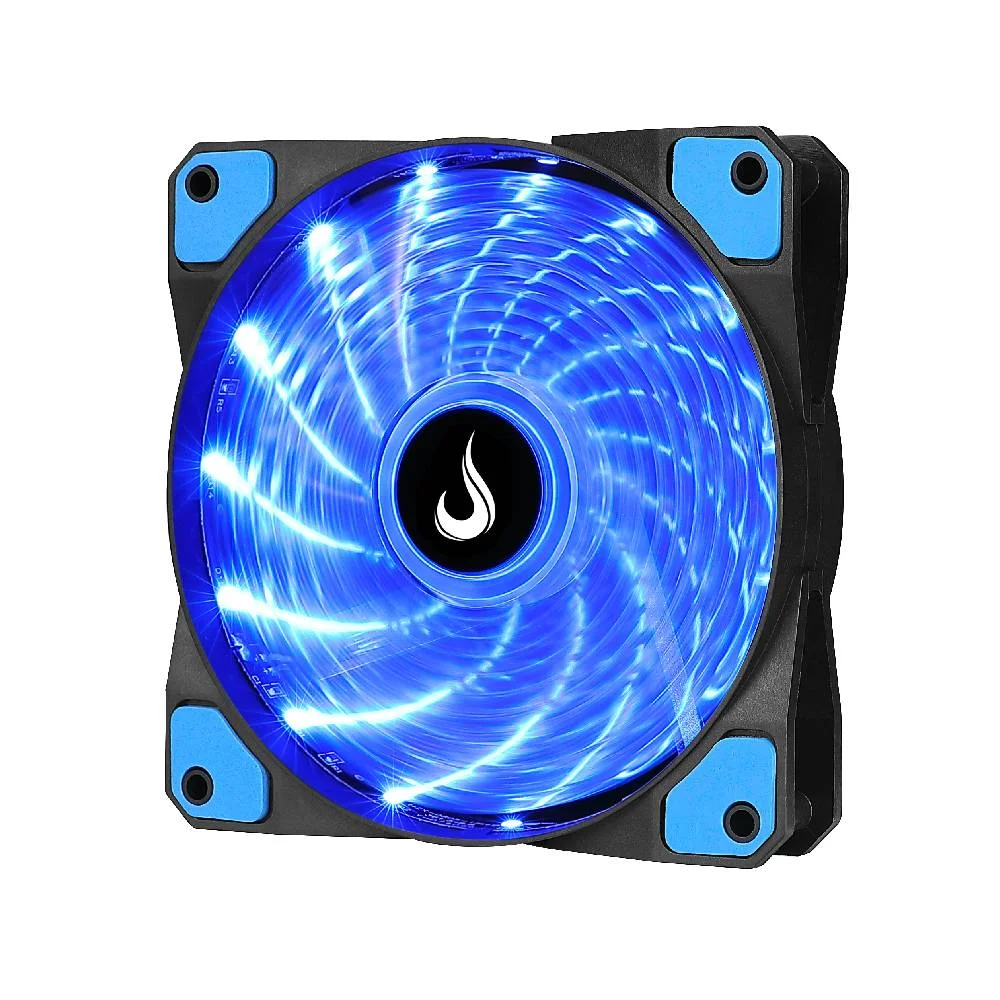 Imagem 2 de 5 do produto Ventoinha Rise Mode Wind W1 120mm LED Azul Preto - RM-WN-01-BB