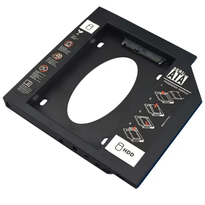 Adaptador Multi HDD SSD para Notebook, via Baia de 12.7mm, CD DVD GA173