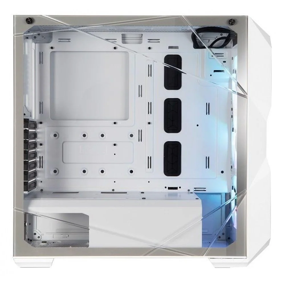 Gabinete Gamer Cooler Master Masterbox Td500 Mesh White, Mid Tower, Vidro Temperado, White, Sem Fonte, Com 3 Fans, Mcb-d500d-wgnn-s01