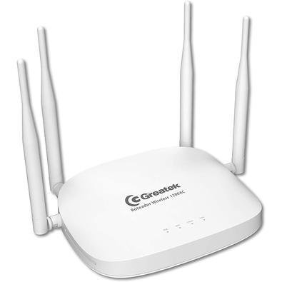 Roteador 2.4Ghz a 300Mbps + 5Ghz a 867Mbps Com a nova geração de padrão Wi-Fi - 802.11ac, 3 vezes mais rápido que o padrão convecional, o roteador GWR