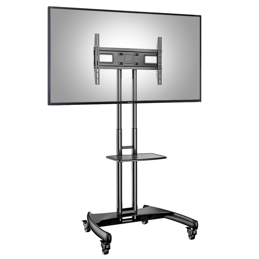 Pedestal Para Tv De 32 A 75 Suporte Videoconferência Com Rodízios Ava1500-60-1p Nb