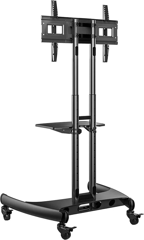 Imagem 2 de 3 do produto Pedestal Para Tv De 32 A 75 Suporte Videoconferência Com Rodízios Ava1500-60-1p Nb