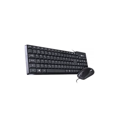 Kit Teclado E Mouse Vinik Dynamic Cd100 Abnt2 Usb 1,8m 1000 Dpi - Preto