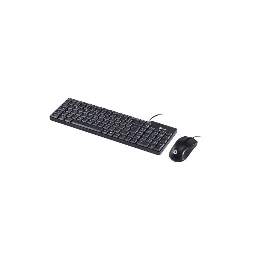 Imagem 2 de 5 do produto Kit Teclado E Mouse Vinik Dynamic Cd100 Abnt2 Usb 1,8m 1000 Dpi - Preto