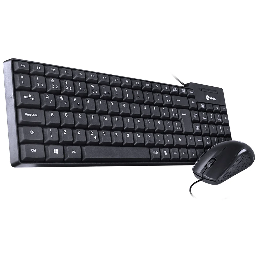 Teclado Mouse Dynamic Abnt2 1000 Kabum