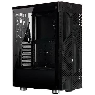 O CORSAIR 275R Airflow é um gabinete ATX mid-tower que une design moderno, máximo fluxo de ar, painel frontal ripado e uma janela de vidro temperado.