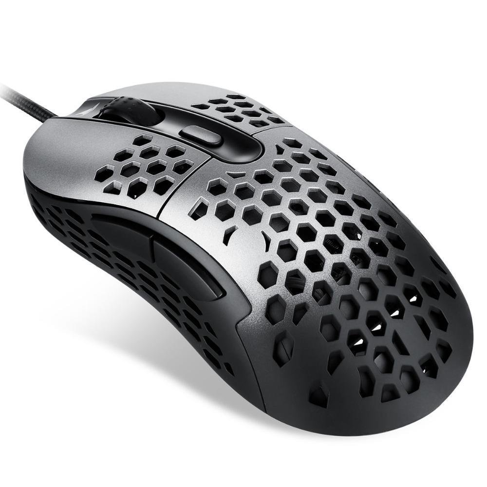 Mouse Gamer Motospeed Darmoshark N1 Cinza 6400