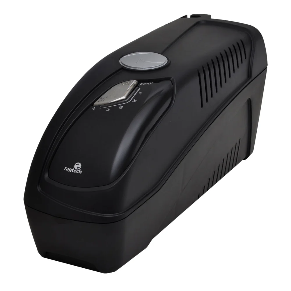 Imagem 2 de 5 do produto Nobreak Ragtech Easy Way 1500va 1bat 7ah E. Trivolt S. 115v 6 Tomadas