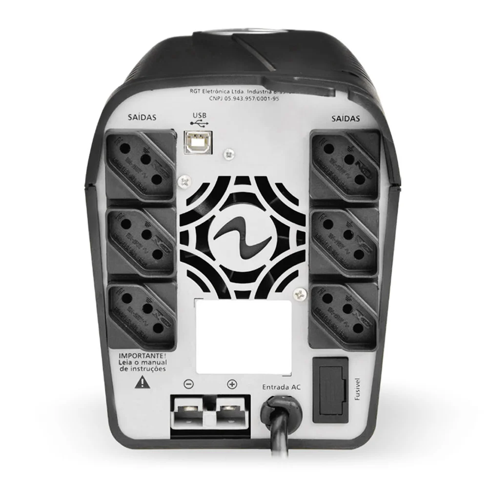 Imagem 5 de 5 do produto Nobreak Ragtech Easy Way 1500va 1bat 7ah E. Trivolt S. 115v 6 Tomadas