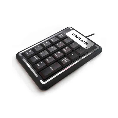 Teclado Numérico C3tech kn-11bk Usb 2.0 Cabo 1,2m C/ 19 Teclas - Preto