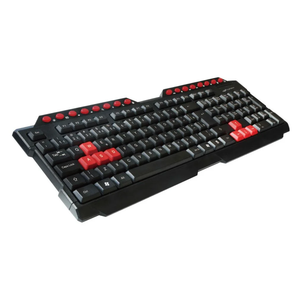 Imagem 4 de 5 do produto Teclado Gamer C3tech Kg-10bk, USB, ABNT2, Multimídia, Preto E Vermelho