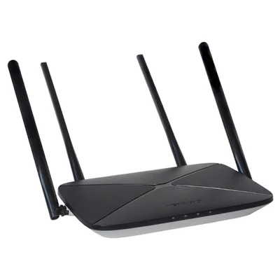 Roteador Gigabit Mercusys AC12G Dual-Band AC1200 Mbps 2.4Ghz e 5Ghz 4 Antenas High Power - AC12G.