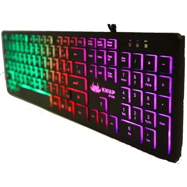 Teclado Gamer Knup KP2060 RGB Qwerty ABNT2 KaBuM