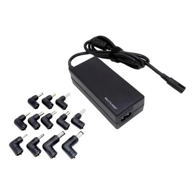 Fonte Carregador P/ Notebook Compacto, 65W, 12 Conectores, Multi - Cb082