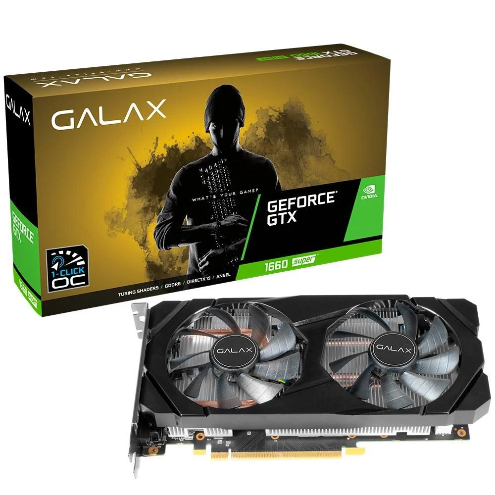 Placa de Vídeo Galax GTX 1660 Super KaBuM