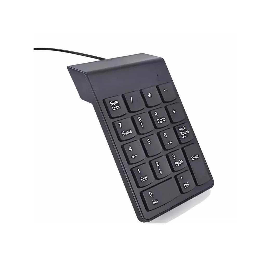 Imagem 5 de 5 do produto Teclado Numérico USB, 18 Teclas, Macias e Silenciosas - BK-N30