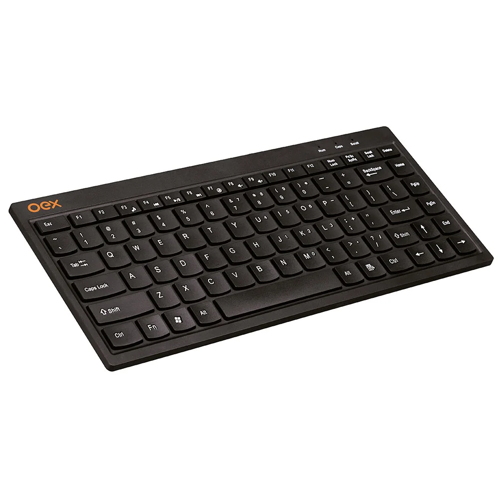 Imagem 2 de 2 do produto Teclado Oex Tc301 Mini Flat, ABNT2, USB, Preto