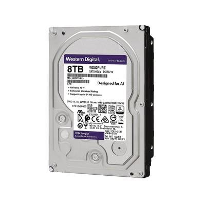 Hd Desktop Western Digital Purple Surveillance 8tb Sata3 7200rpm 256mb - Wd82purz