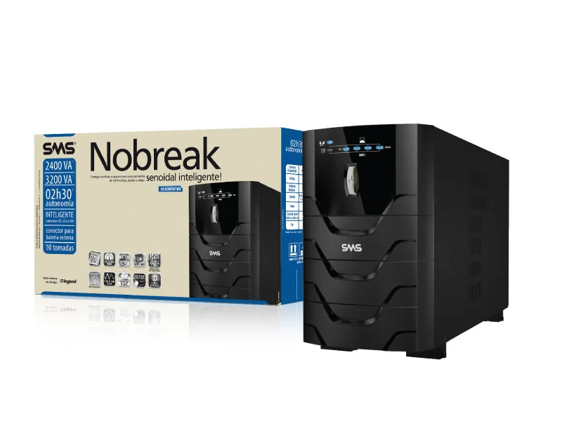 Nobreak Sms Power Sinus Bifx 2400va Bivolt - 27871 Nobreak Sms Power Sinus Bifx 2400va Bivolt - 27871