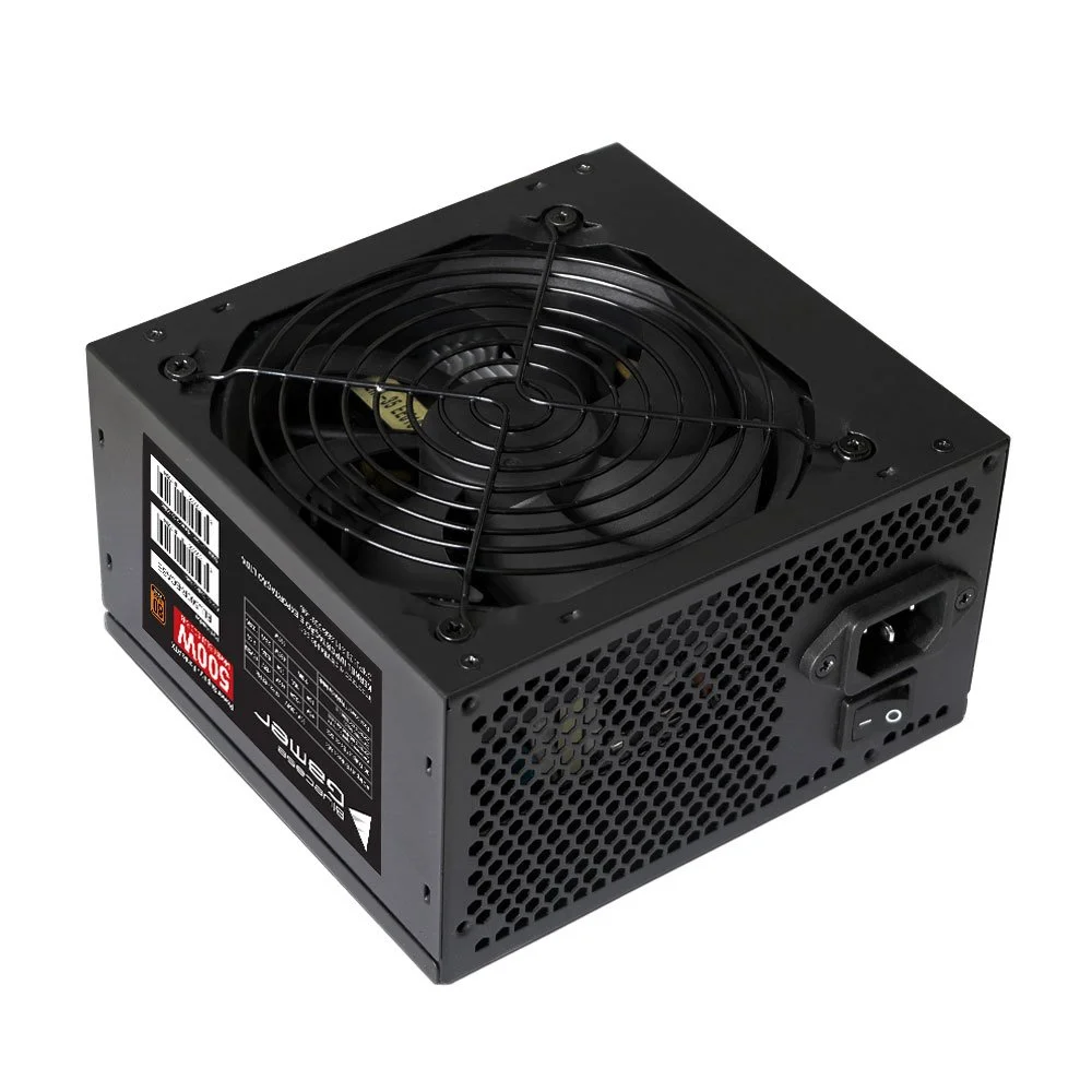 Imagem 3 de 5 do produto Fonte Bluecase ATX, 500W, 80 Plus Bronze, PFC Ativo, Com Ventilador, BLU500R-B
