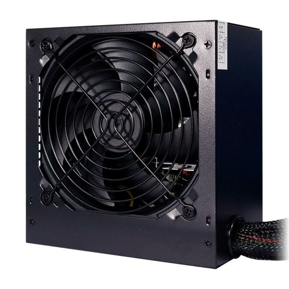 Imagem 5 de 5 do produto Fonte Bluecase ATX, 500W, 80 Plus Bronze, PFC Ativo, Com Ventilador, BLU500R-B
