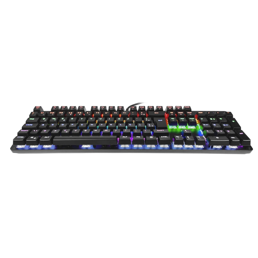 Teclado Gamer USB Gk100 Led, Mecanico, Preto Teclado Gamer USB Gk100 Led, Mecanico, Preto