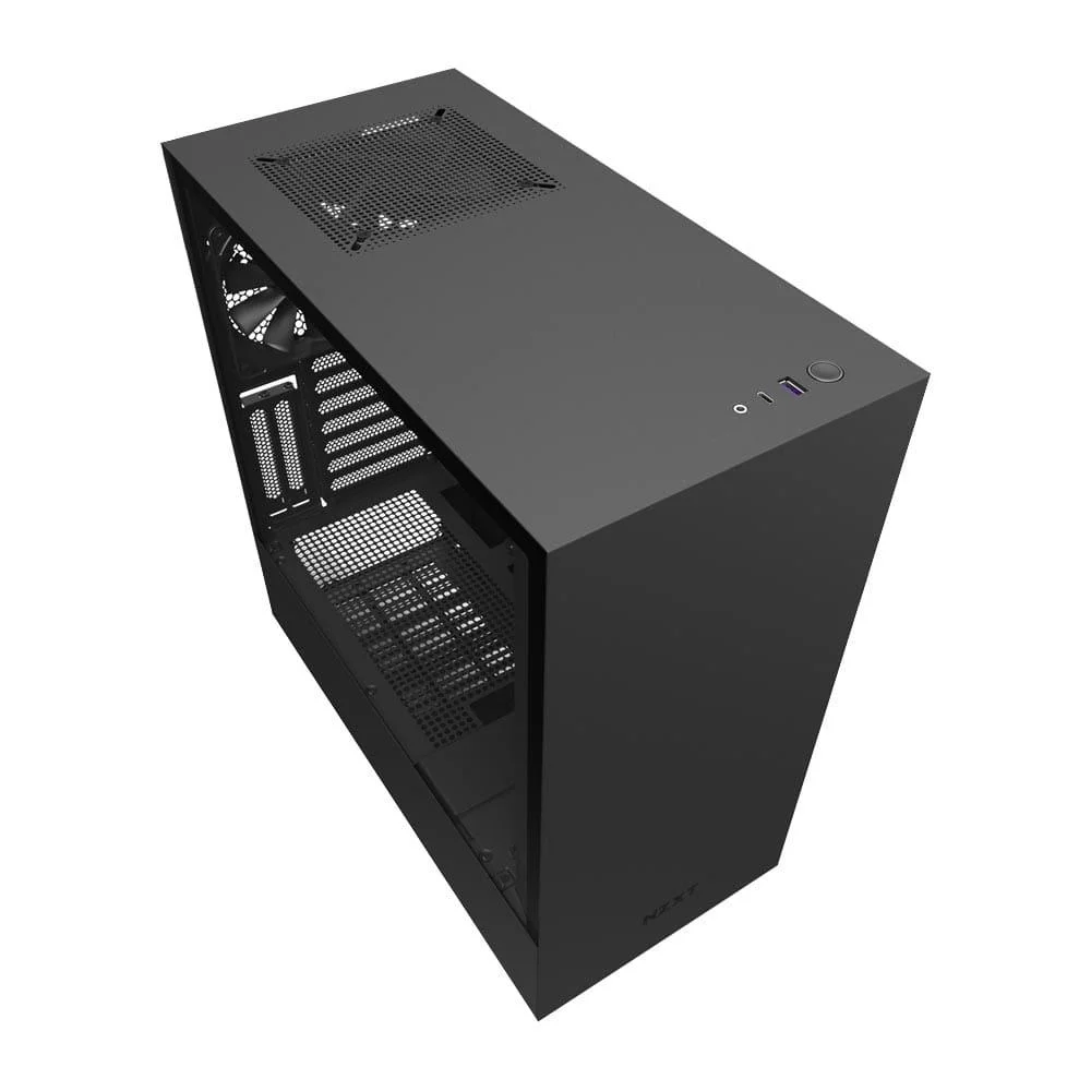 Imagem 4 de 5 do produto Gabinete NZXT H510i, Mid Tower, ATX, Com Fita RGB, Lateral De Vidro, Preto - CA-H510I-B1