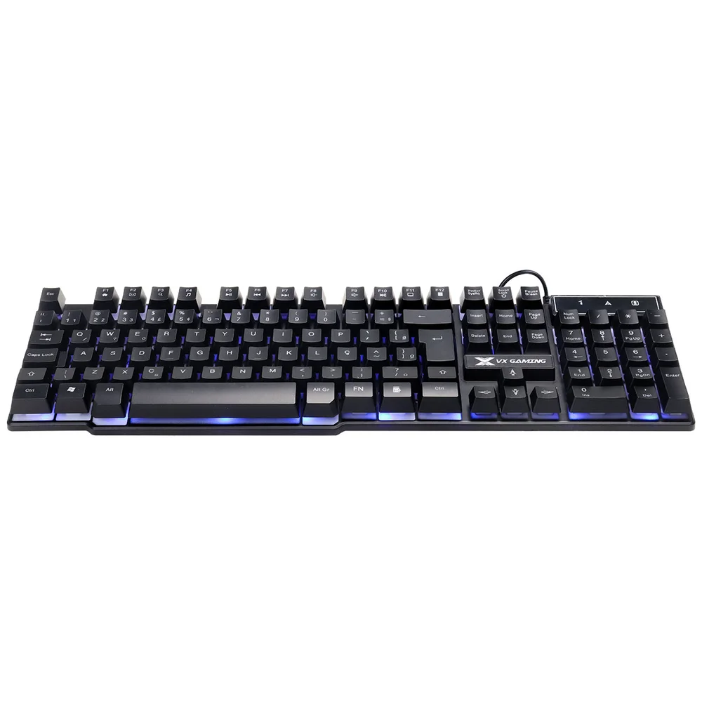 Teclado Gamer Vinik VX Hydra, LED Azul, Preto, ABNT2 - GT700 Teclado Gamer Vinik VX Hydra, LED Azul, Preto, ABNT2 - GT700