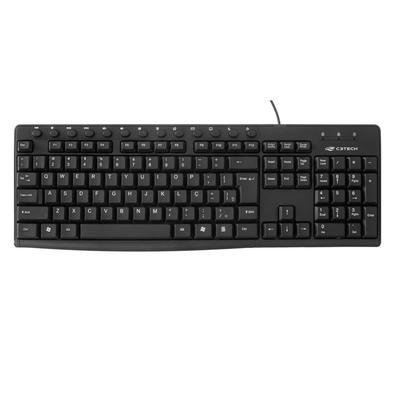 Teclado Multimidia C3tech Kb-m30bk Resistente A Agua Usb Abnt3 Preto