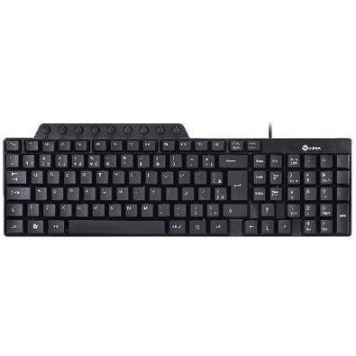 Teclado Multimidia Usb Dynamic 115 Teclas Abnt2 Resistente À Água 1.8M Preto - Dt115
