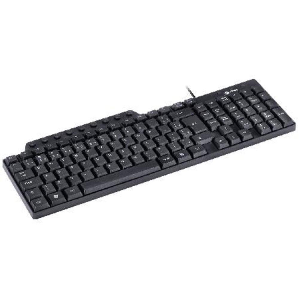 Imagem 4 de 5 do produto Teclado Multimidia Usb Dynamic 115 Teclas Abnt2 Resistente À Água 1.8M Preto - Dt115