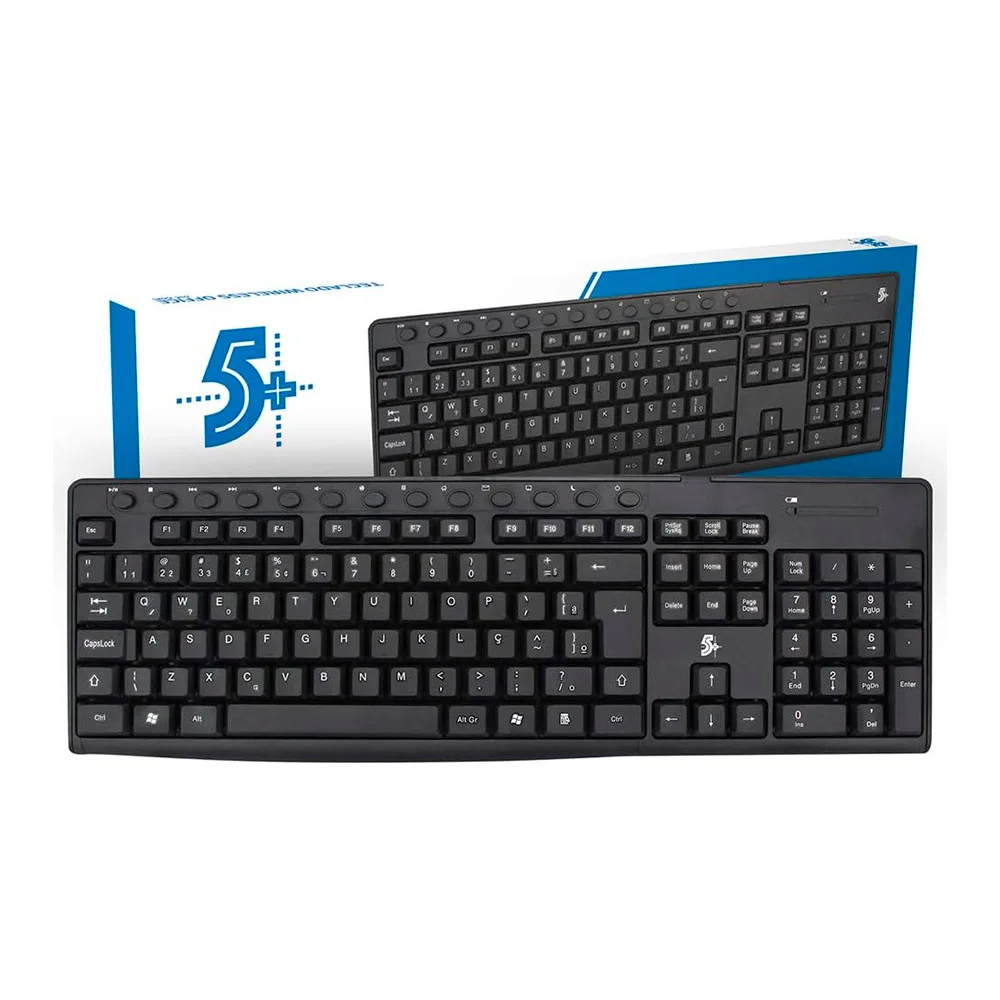 Imagem 4 de 5 do produto Teclado Wireless 2.4ghz Office 5+ 015-0081