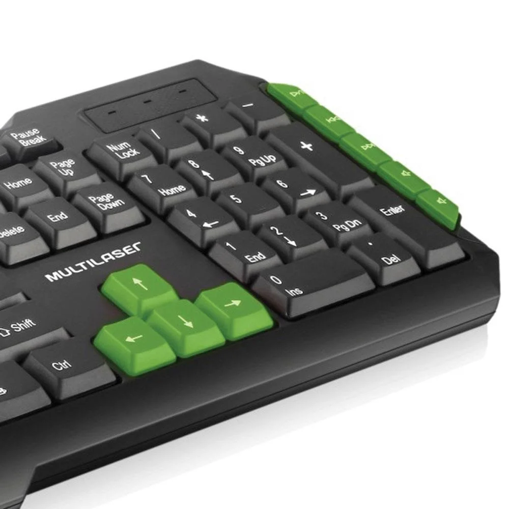 Imagem 3 de 5 do produto Teclado Gamer Multi, Multimídia Gamer, USB, ABNT2 - TCC201