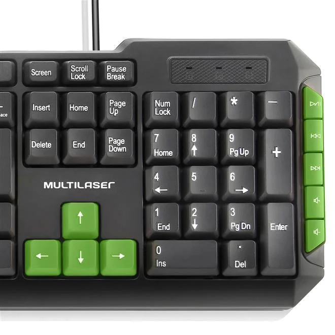 Imagem 4 de 5 do produto Teclado Gamer Multi, Multimídia Gamer, USB, ABNT2 - TCC201