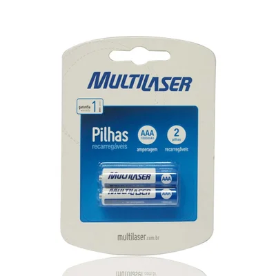 Pilhas Recarregáveis Aaa Multi Com 2 Unidades - Cb051