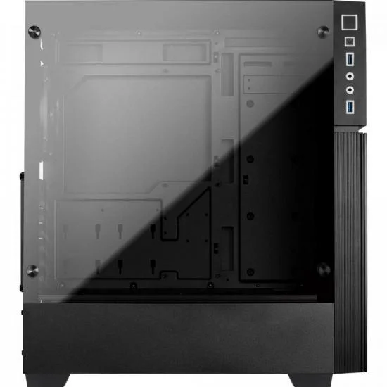Imagem 5 de 5 do produto Gabinete Gamer Aerocool Playa, Mid Tower, RGB, ATX, Lateral em Vidro Temperado, Preto - Playa-G-Bk-V1