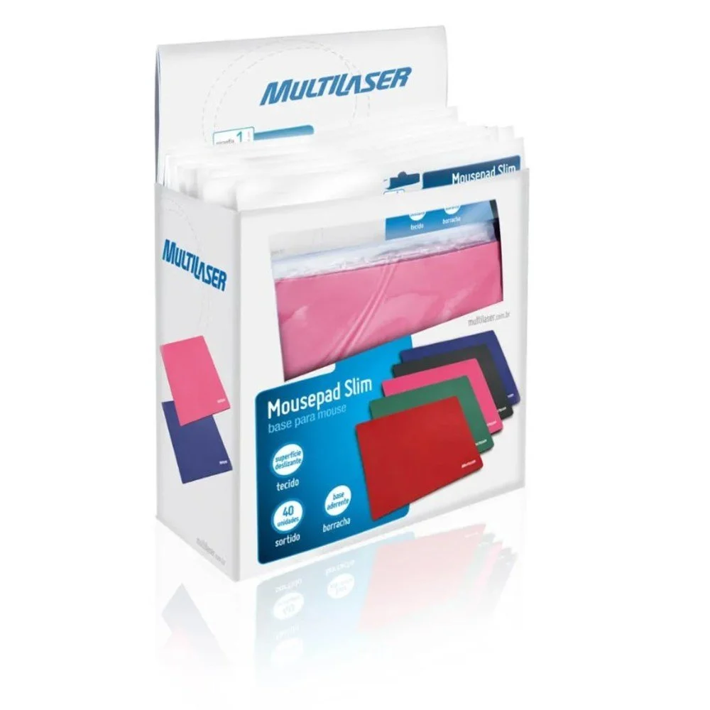 Imagem 4 de 5 do produto Kit com 40 Mouse Pads Multi, Cores Sortidas - AC066