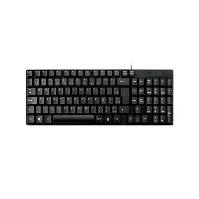 Teclado USB Multilaser TC193BU, Padrão, Slim, Preto, Laser